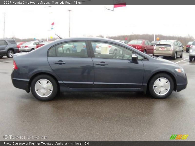 Magnetic Pearl / Blue 2007 Honda Civic Hybrid Sedan