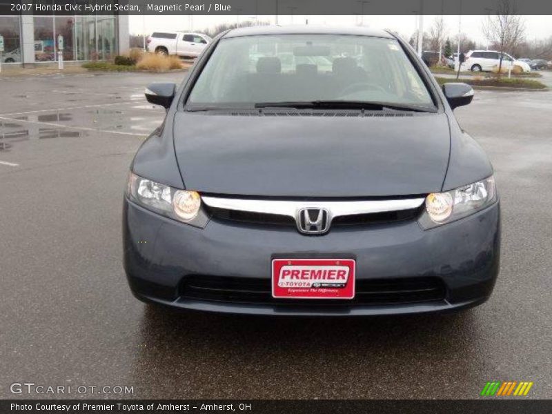 Magnetic Pearl / Blue 2007 Honda Civic Hybrid Sedan