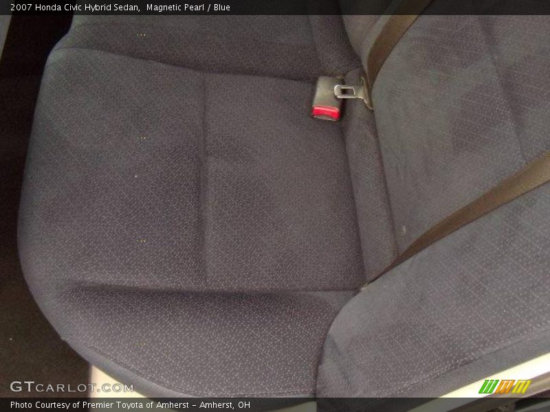 Magnetic Pearl / Blue 2007 Honda Civic Hybrid Sedan