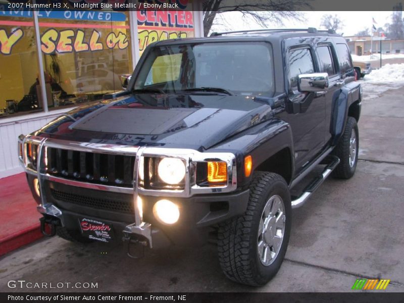 Midnight Blue Metallic / Ebony Black 2007 Hummer H3 X
