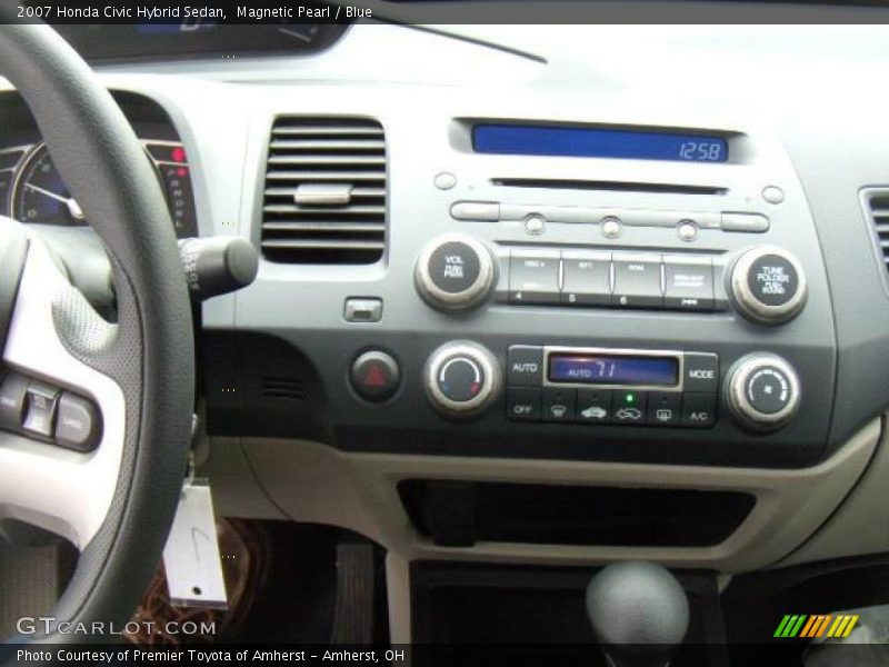 Magnetic Pearl / Blue 2007 Honda Civic Hybrid Sedan
