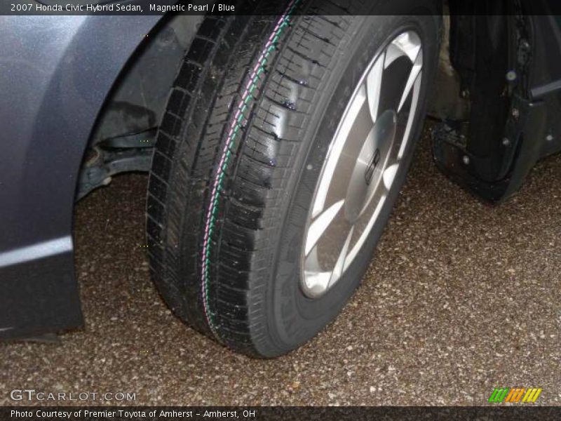 Magnetic Pearl / Blue 2007 Honda Civic Hybrid Sedan