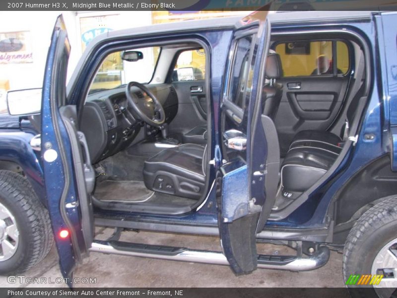 Midnight Blue Metallic / Ebony Black 2007 Hummer H3 X