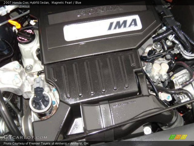 Magnetic Pearl / Blue 2007 Honda Civic Hybrid Sedan