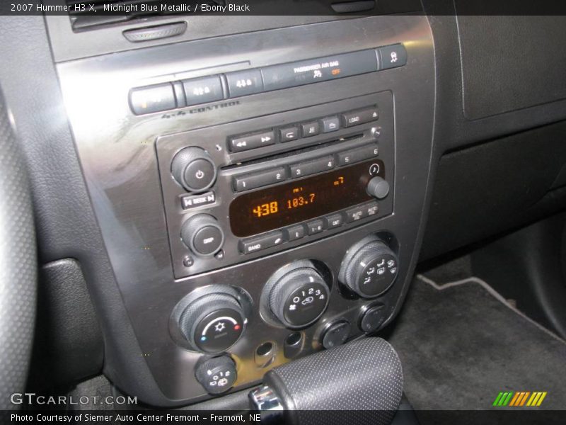 Midnight Blue Metallic / Ebony Black 2007 Hummer H3 X