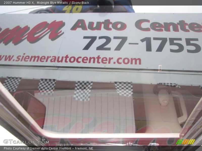 Midnight Blue Metallic / Ebony Black 2007 Hummer H3 X