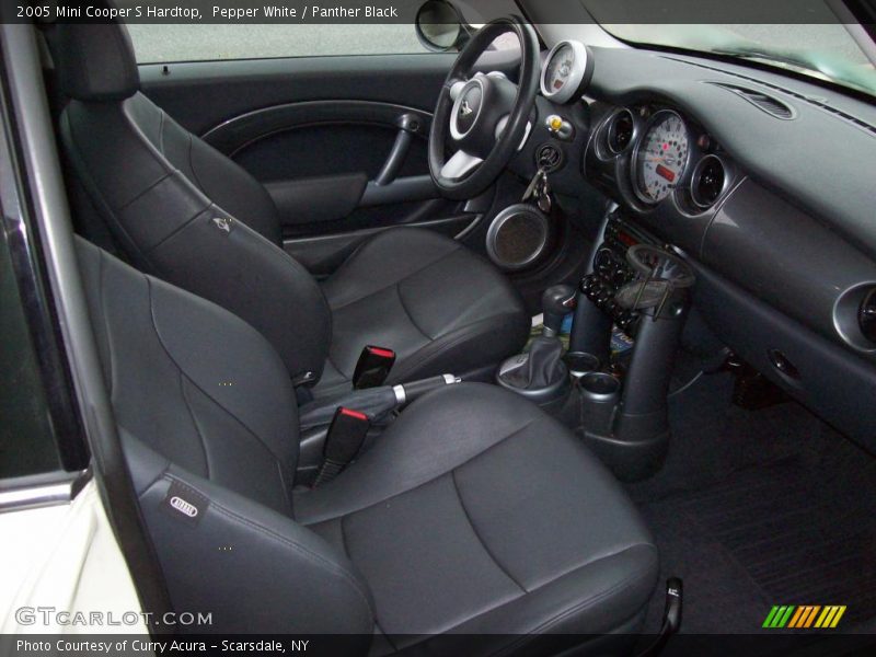 Pepper White / Panther Black 2005 Mini Cooper S Hardtop