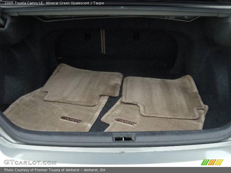 Mineral Green Opalescent / Taupe 2005 Toyota Camry LE