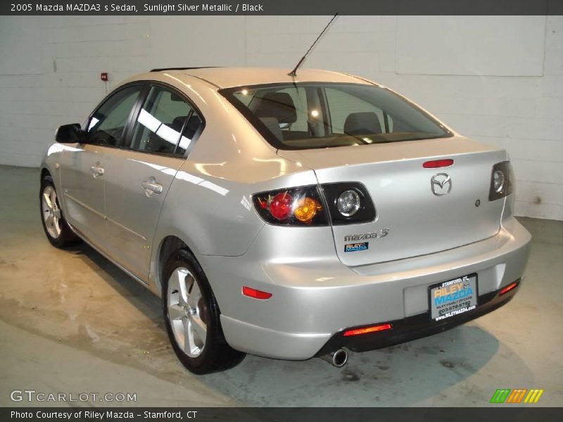 Sunlight Silver Metallic / Black 2005 Mazda MAZDA3 s Sedan