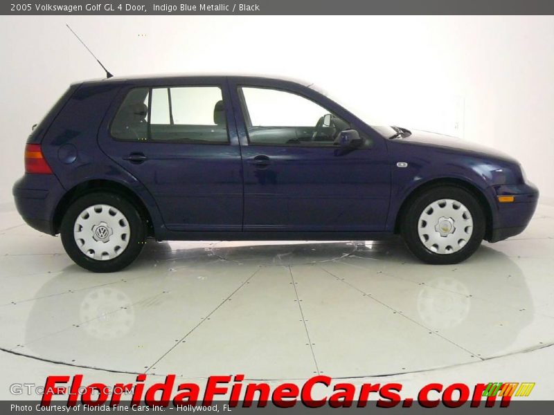 Indigo Blue Metallic / Black 2005 Volkswagen Golf GL 4 Door