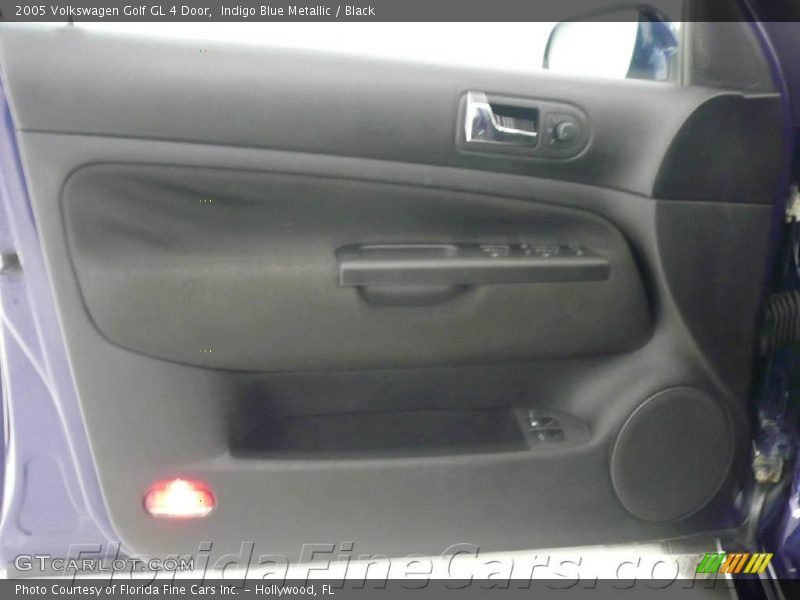 Indigo Blue Metallic / Black 2005 Volkswagen Golf GL 4 Door