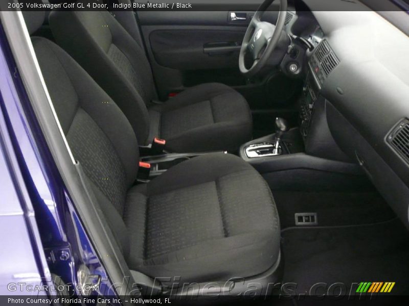 Indigo Blue Metallic / Black 2005 Volkswagen Golf GL 4 Door