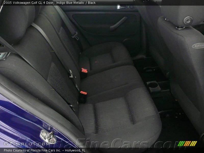 Indigo Blue Metallic / Black 2005 Volkswagen Golf GL 4 Door