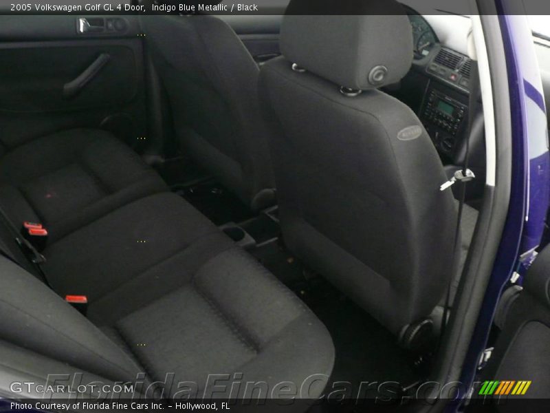 Indigo Blue Metallic / Black 2005 Volkswagen Golf GL 4 Door