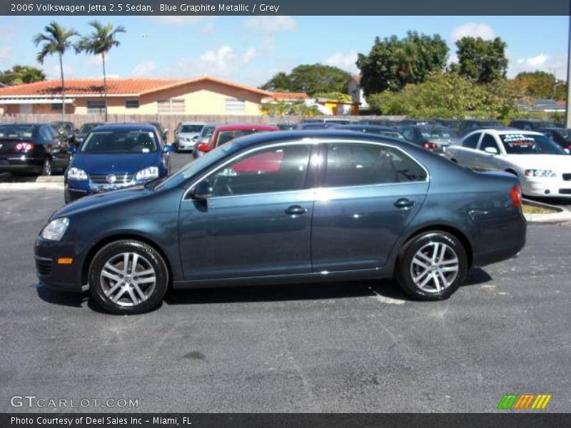 Blue Graphite Metallic / Grey 2006 Volkswagen Jetta 2.5 Sedan