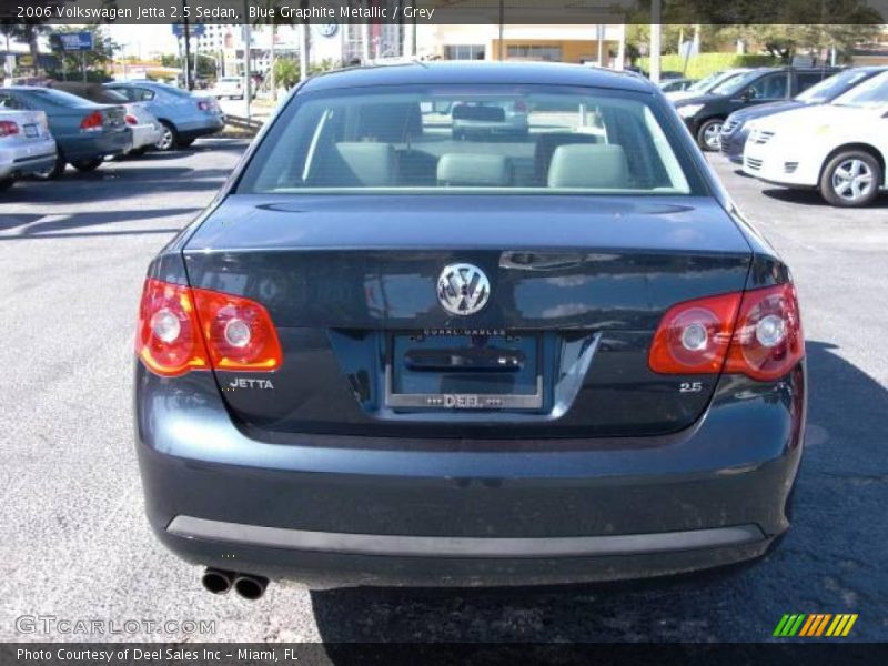 Blue Graphite Metallic / Grey 2006 Volkswagen Jetta 2.5 Sedan