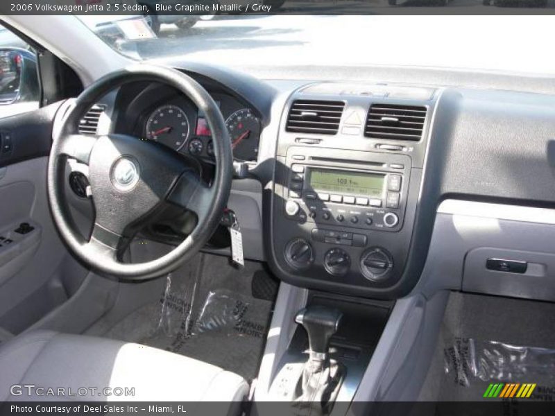 Blue Graphite Metallic / Grey 2006 Volkswagen Jetta 2.5 Sedan