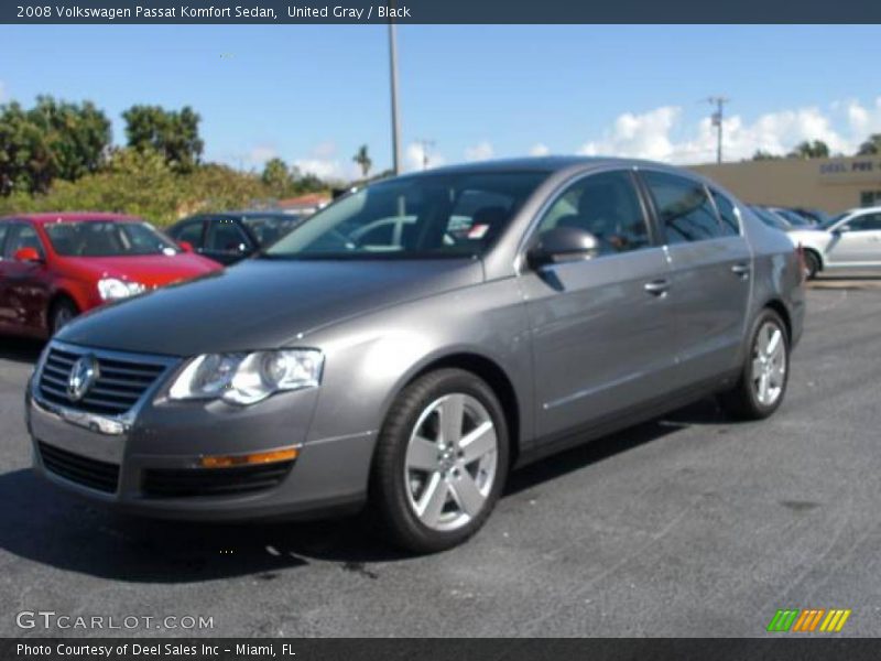 United Gray / Black 2008 Volkswagen Passat Komfort Sedan