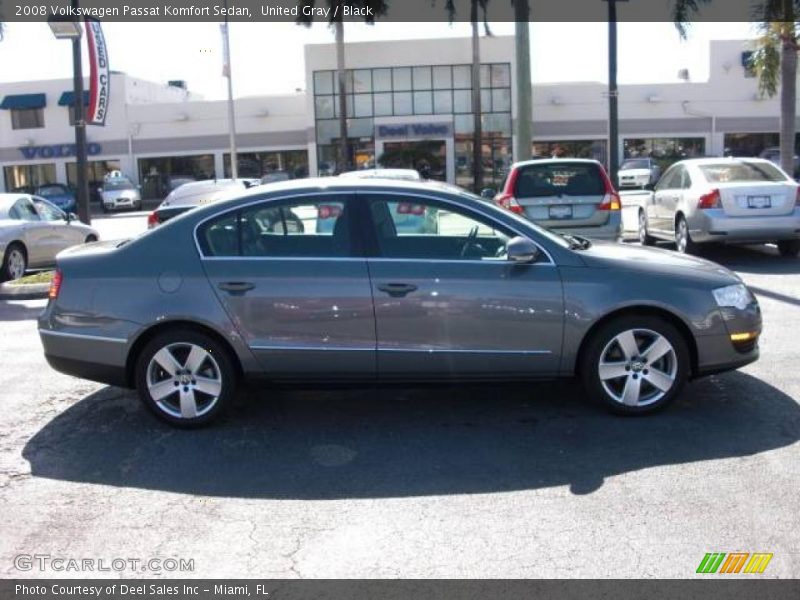 United Gray / Black 2008 Volkswagen Passat Komfort Sedan