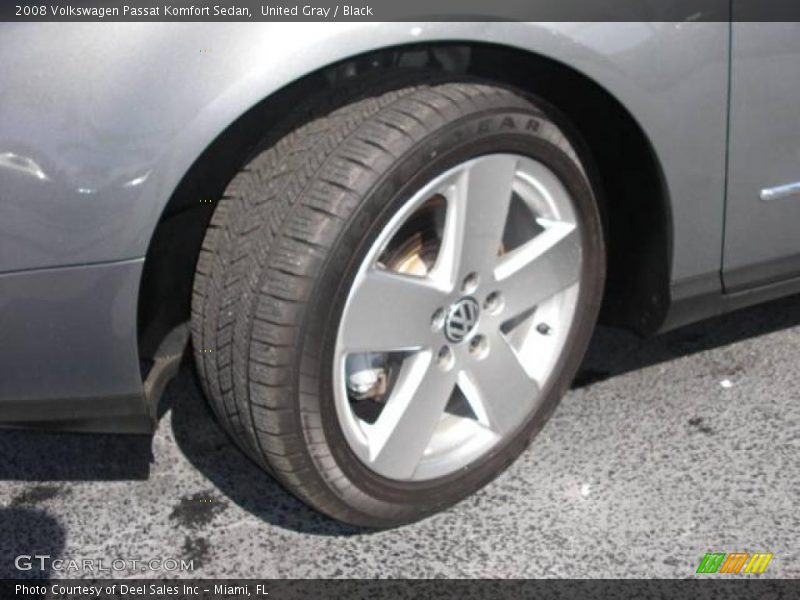 United Gray / Black 2008 Volkswagen Passat Komfort Sedan