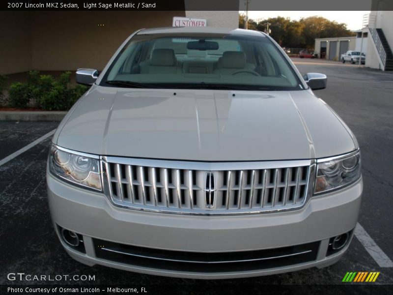 Light Sage Metallic / Sand 2007 Lincoln MKZ Sedan