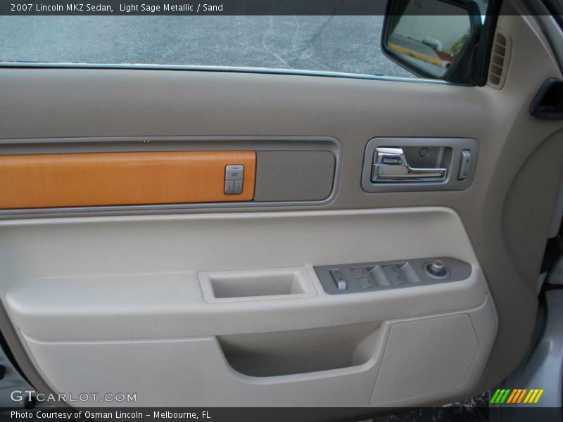 Light Sage Metallic / Sand 2007 Lincoln MKZ Sedan