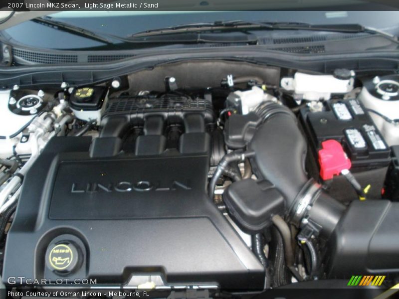 Light Sage Metallic / Sand 2007 Lincoln MKZ Sedan