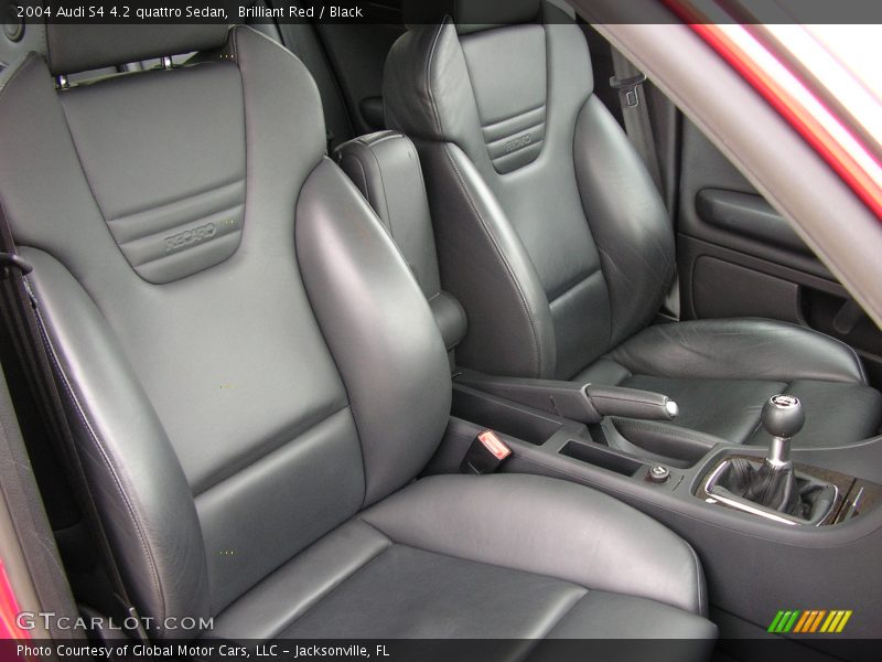 Brilliant Red / Black 2004 Audi S4 4.2 quattro Sedan