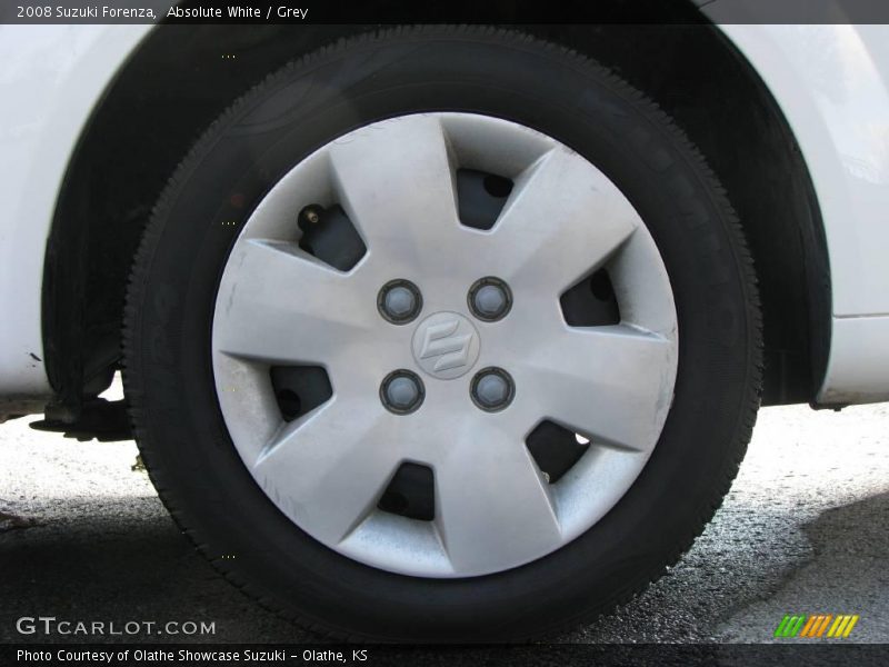 Absolute White / Grey 2008 Suzuki Forenza