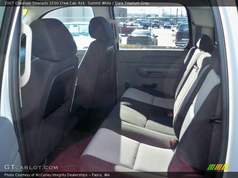 Summit White / Dark Titanium Gray 2007 Chevrolet Silverado 1500 Crew Cab 4x4