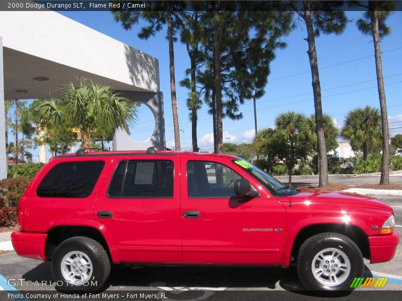 Flame Red / Camel 2000 Dodge Durango SLT