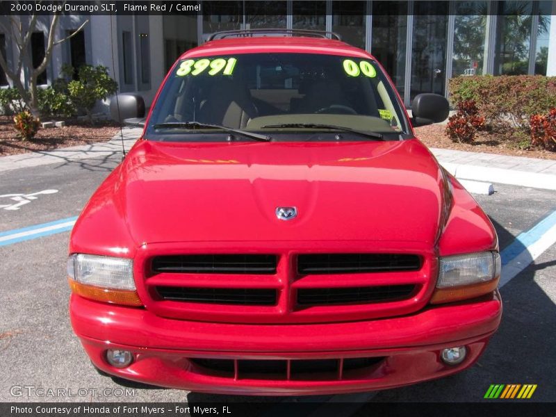Flame Red / Camel 2000 Dodge Durango SLT