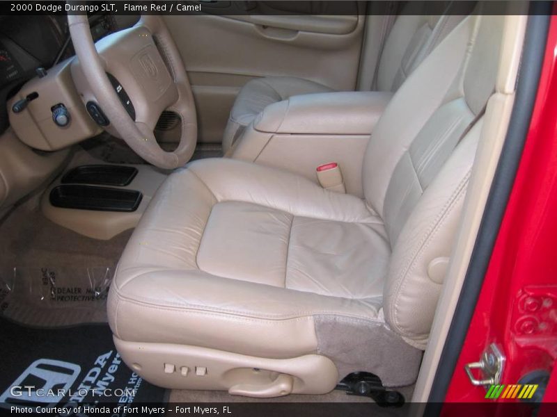 Flame Red / Camel 2000 Dodge Durango SLT