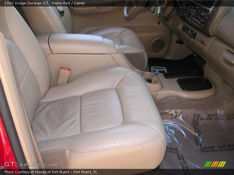 Flame Red / Camel 2000 Dodge Durango SLT