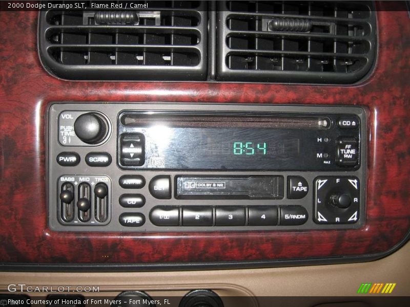 Flame Red / Camel 2000 Dodge Durango SLT