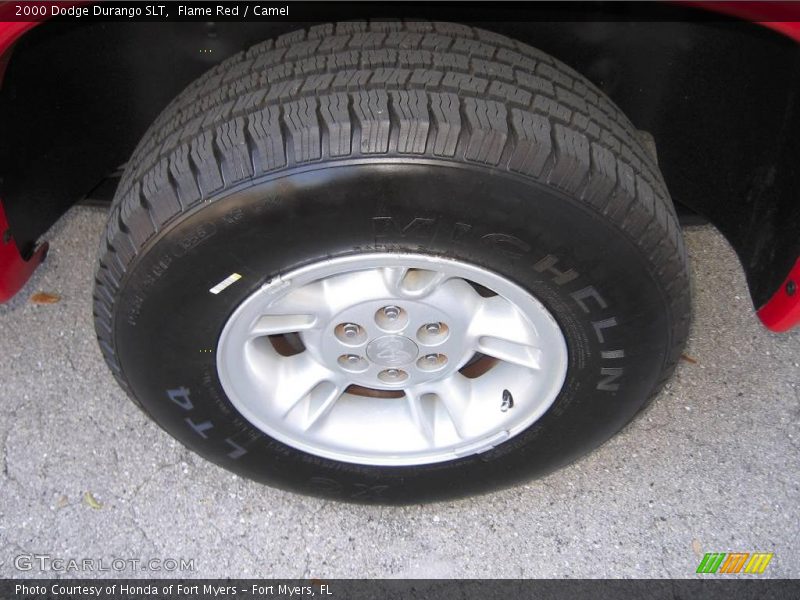 Flame Red / Camel 2000 Dodge Durango SLT