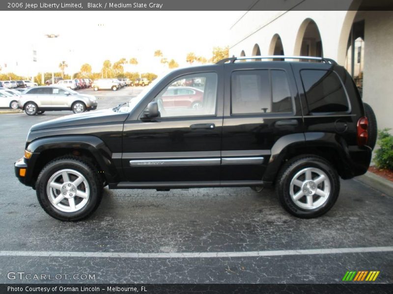 Black / Medium Slate Gray 2006 Jeep Liberty Limited