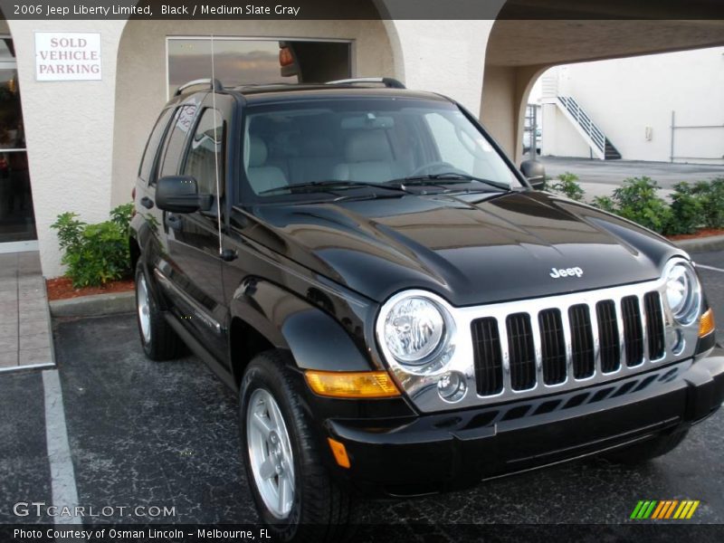 Black / Medium Slate Gray 2006 Jeep Liberty Limited