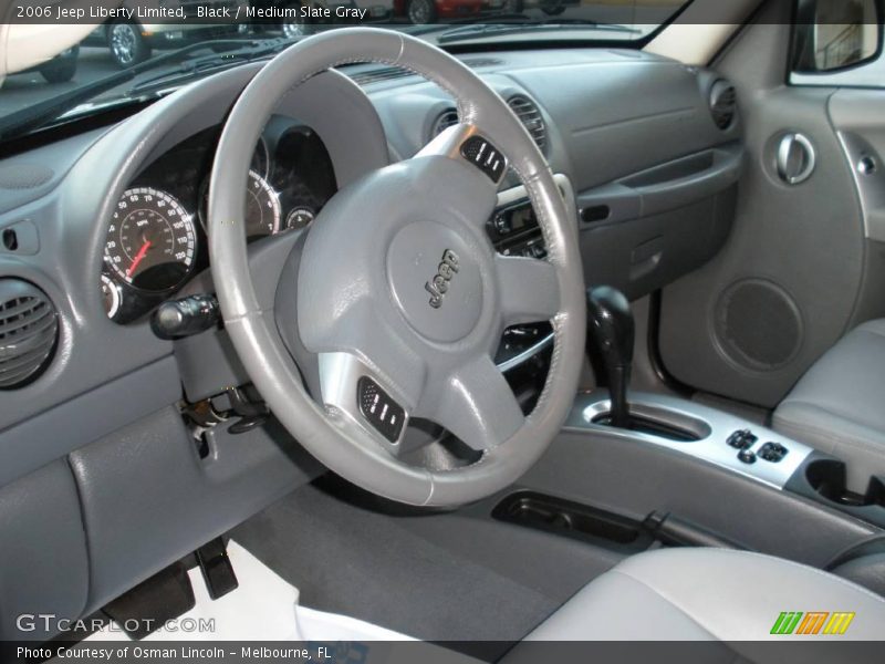 Black / Medium Slate Gray 2006 Jeep Liberty Limited