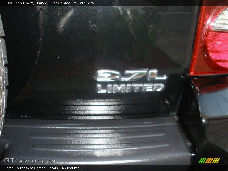 Black / Medium Slate Gray 2006 Jeep Liberty Limited