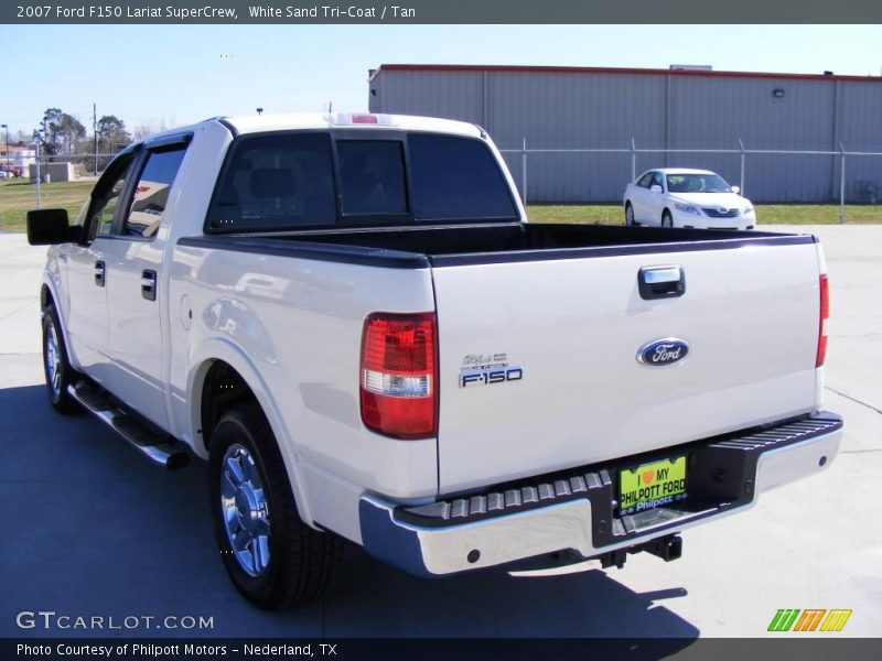 White Sand Tri-Coat / Tan 2007 Ford F150 Lariat SuperCrew