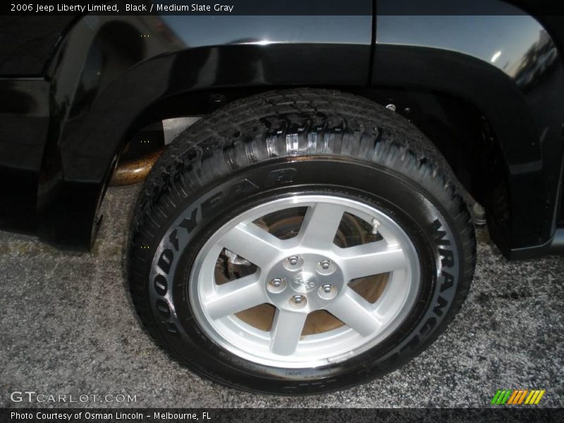 Black / Medium Slate Gray 2006 Jeep Liberty Limited