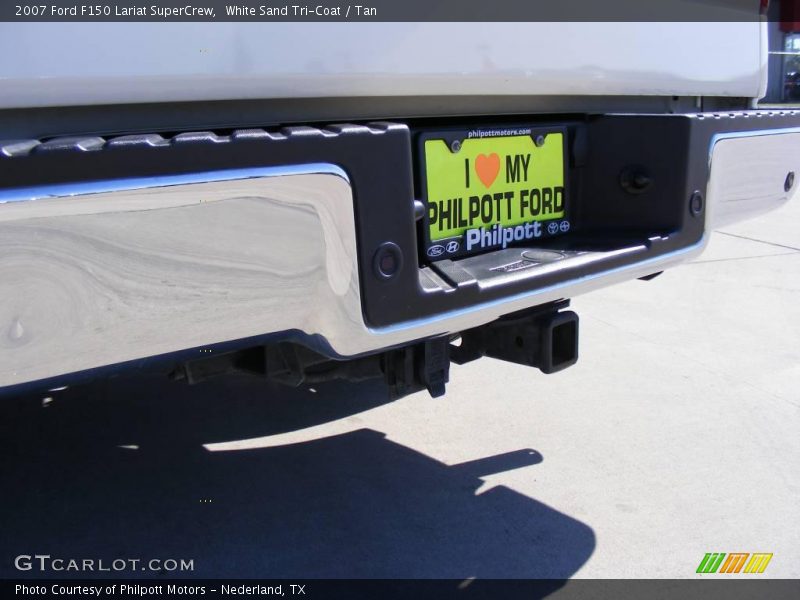 White Sand Tri-Coat / Tan 2007 Ford F150 Lariat SuperCrew