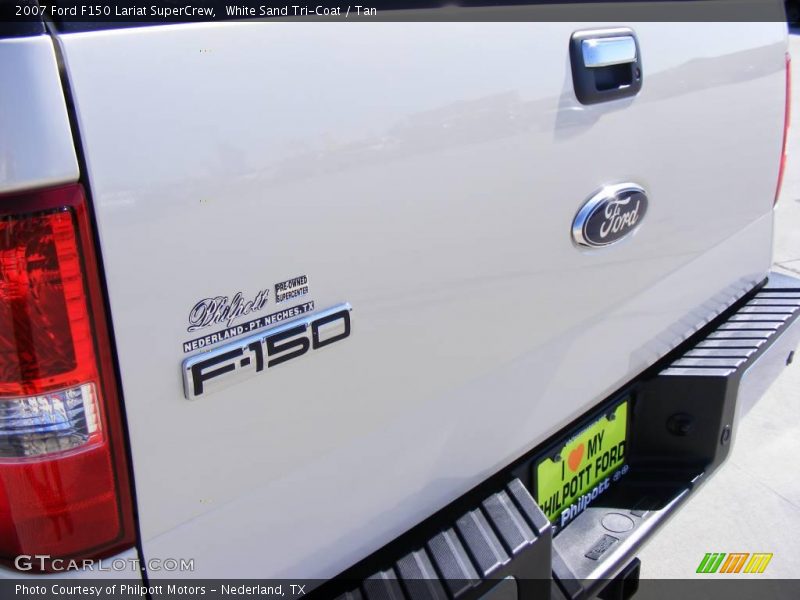 White Sand Tri-Coat / Tan 2007 Ford F150 Lariat SuperCrew