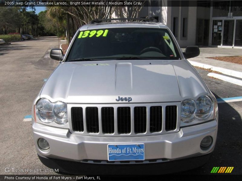 Bright Silver Metallic / Medium Slate Gray 2005 Jeep Grand Cherokee Laredo