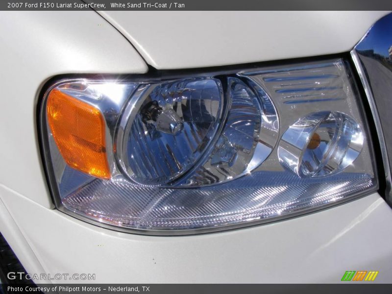 White Sand Tri-Coat / Tan 2007 Ford F150 Lariat SuperCrew