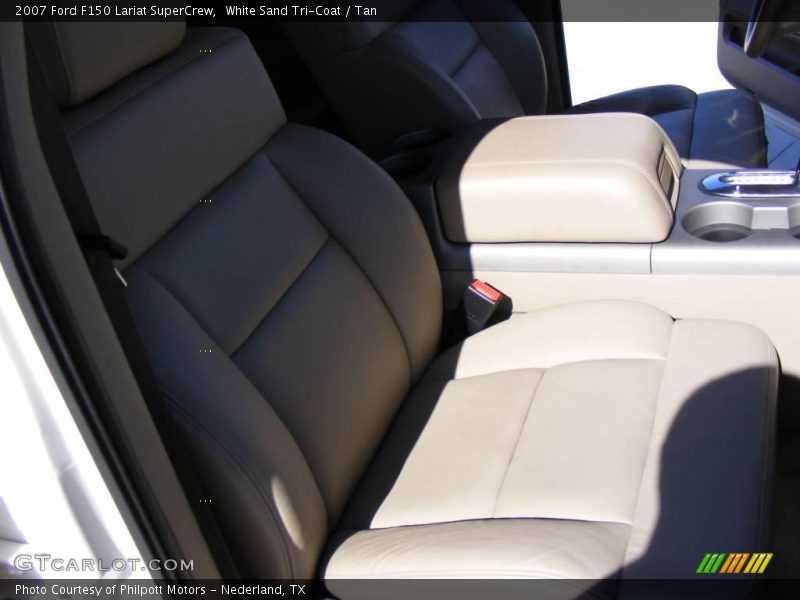 White Sand Tri-Coat / Tan 2007 Ford F150 Lariat SuperCrew