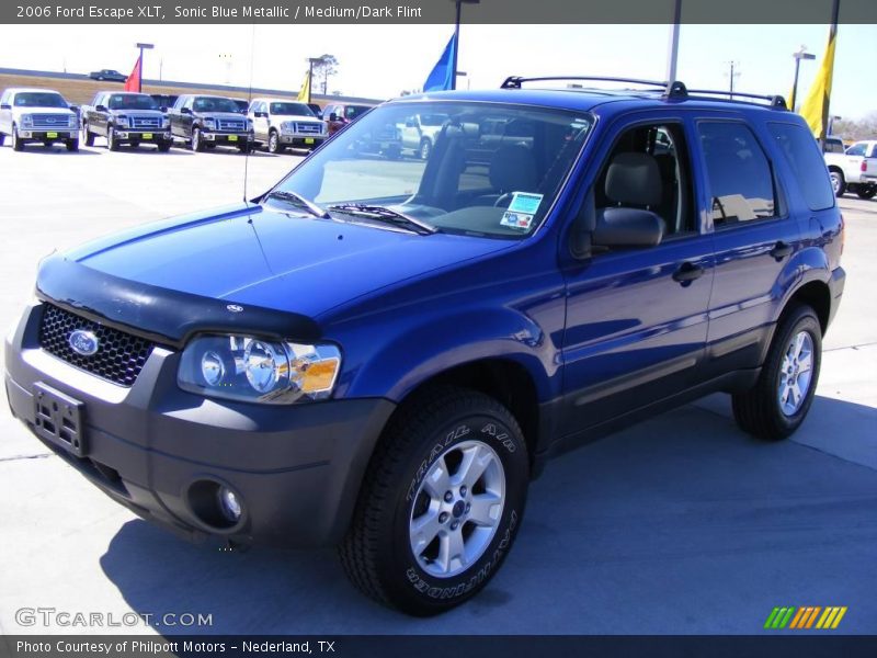 Sonic Blue Metallic / Medium/Dark Flint 2006 Ford Escape XLT