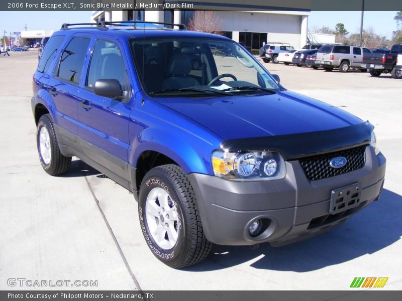 Sonic Blue Metallic / Medium/Dark Flint 2006 Ford Escape XLT
