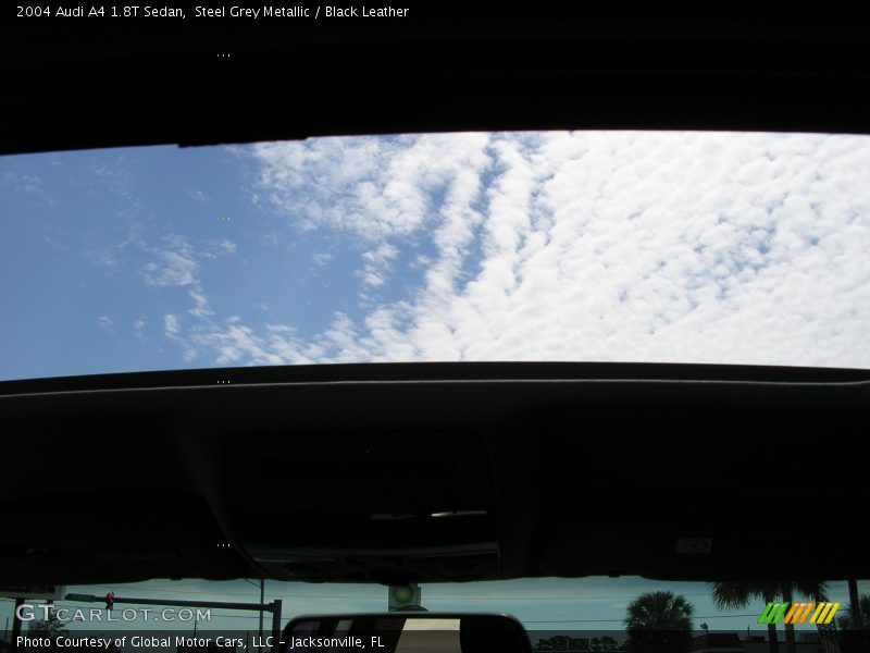 Steel Grey Metallic / Black Leather 2004 Audi A4 1.8T Sedan